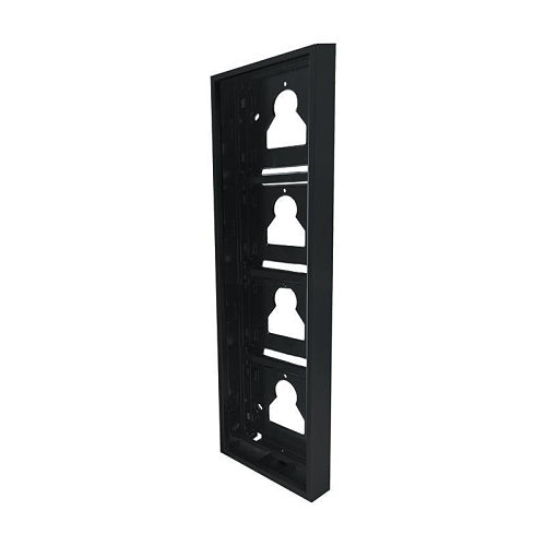 Comelit UT9174B Surface-Mounted Housing, 4-Ultra Modules, Black