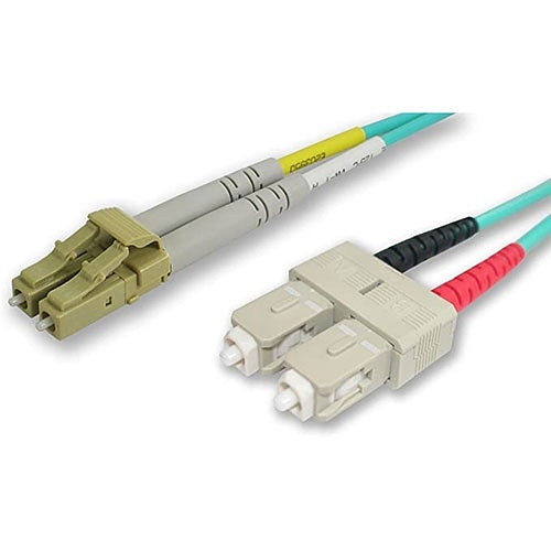 Lynn Electronics LCSC-10GIG-3M 10 GIG Multimode LC SC OM3 Fiber Optic Patch Cables, 3m