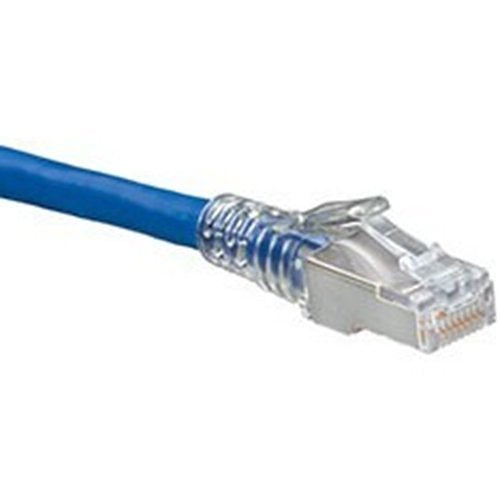 Leviton 6AS10-07L CAT6A Patch Cord, \' (2.1 m), Blue
