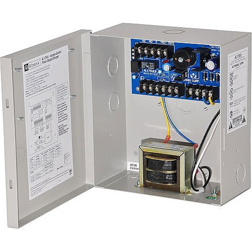 Altronix AL175220 Access Control Power Supply Charger, 2-PTC Class, 2-Outputs, 12/24V DC at 1.75A, 230V AC