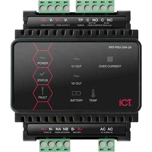 Inaxsys ICT DIN Rail 2A Intelligent Power Supply Image of IN-PRTPSUDI2