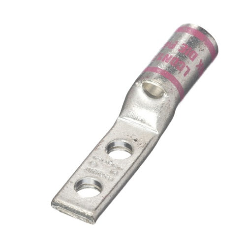 Panduit LCDN1/0-14A-X Compression Connector Lug, 2-Hole, Narrow, #1/0AWG, Copper