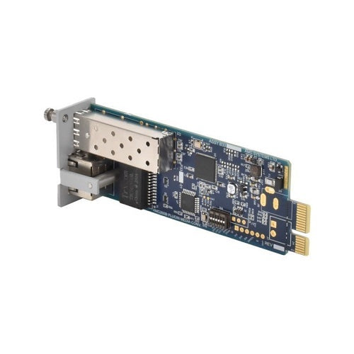 AMG Systems AMG260B-1F-1S AMG260B Series Industrial Blade Media Converter Card, 1 x 10/100Base-T(x) RJ45 Port, 1 x 100/1000Base-Fx SFP Port, Blade Rack Power Input