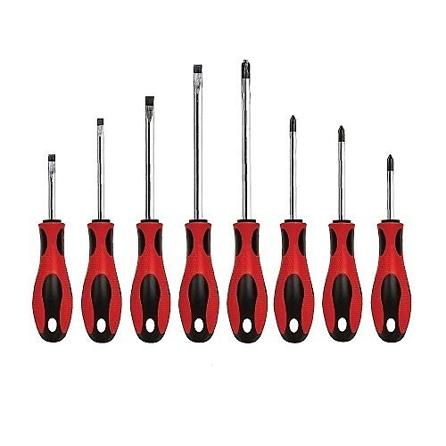 ADI PRO 0E-SCDRV8PC (8) Piece Screwdriver Set; 4 Phillips and 4 Slotted