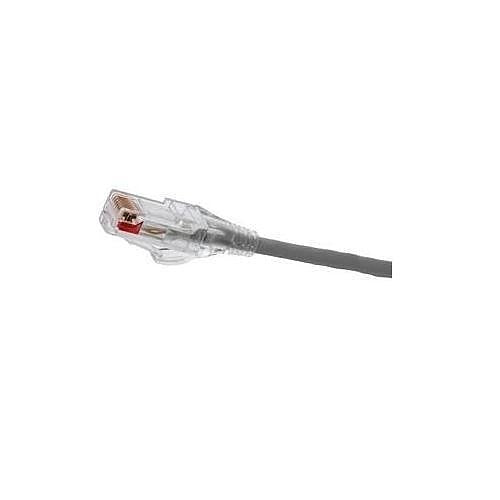 Hubbell HCL6GY07X24 CAT6 28AWG NEXTSPEED Low Diameter Patch Cord, 7\', 24-Piece Bulk Pack, Gray