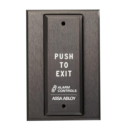 Alarm Controls PN5-213 Narrow Style Pneumatic Time Delay, Push To Exit, Brown