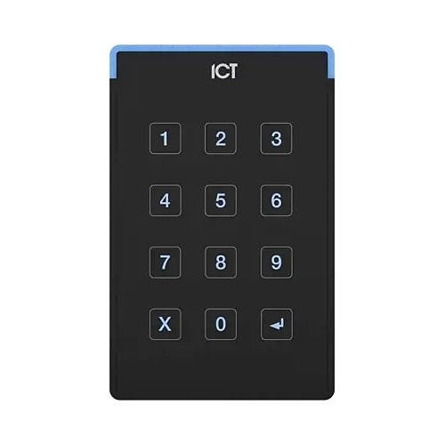 ICT PRX-TSEC-EXTRA-KP-BT-B-VRC TSEC Extra Multi-Technology Card Reader with Keypad, Vandal Resistant Cover and Bluetooth Wireless Technology, Black