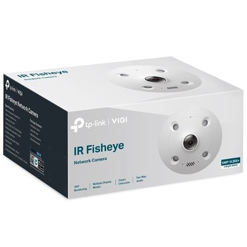 TP-Link InSight S655I VIGI 5MP IR Fisheye IP Camera, 1.44mm Fixed Lens