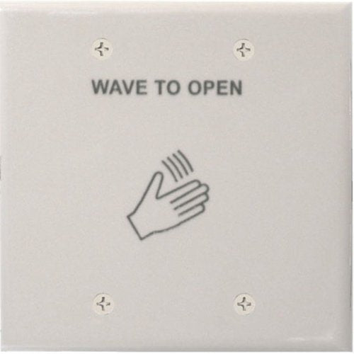 RCI 913 Microwave Motion Switch with Single and Double Gang Plate, Black