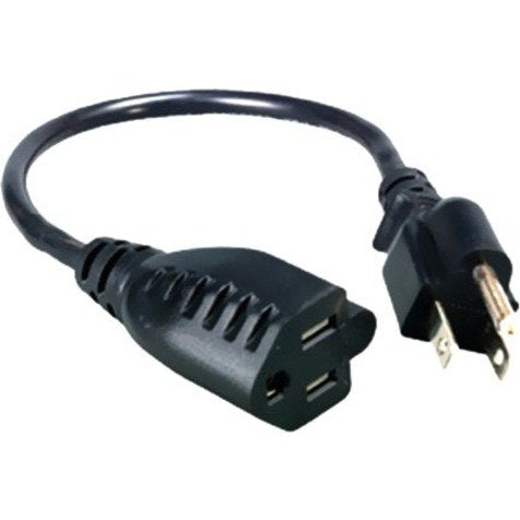 Comprehensive ACP-BK-15 Universal AC Power Extension, NEMA 5-15P to NEMA 5-15R, 16/3 SVT Black 15\' Image of RH-ACPBK15