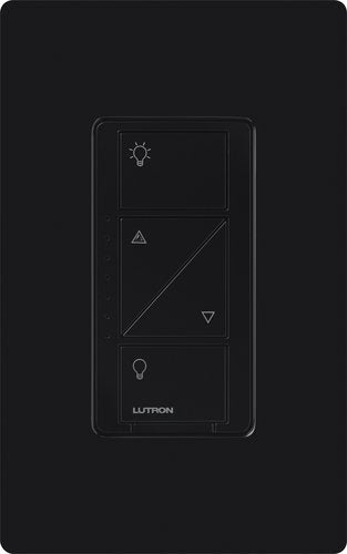 Lutron PD-6WCL-BL Caseta Original Smart Dimmer Switch, 150W LED, No Neutral Required, 120V, Black