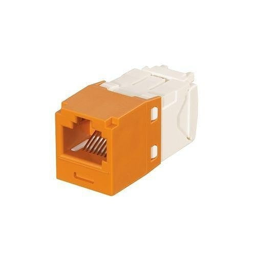Panduit CJK688TGOR Mini-Com Keyed Module Cat 6 UTP 8 Pos Keystone Jack