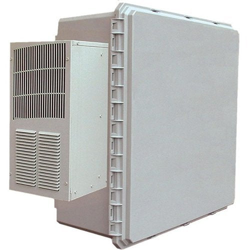 Mier BW-242410ACE Mounting Enclosure for Thermostat, Transmitter, Receiver, Latch, Thermostat - Gray Image of BW-242410ACH