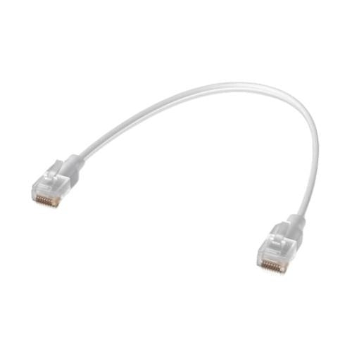 Ubiquiti UACC-CABLE-PATCH-EL-0.15M-W-24 UniFi Etherlighting Patch Cable, 0.5\' (0.15m), 24-Pack, White