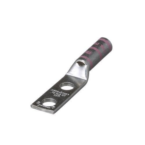 Panduit LCC1/0-38DW-X Compression Connector Lug, 2-Hole, 1/0AWG, Copper