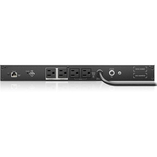 APC SCL500RM1UNC Smart-UPS Line Interactive Pure Sine Wave with Network Card, 500VA/400W, (4) 5-15R NEMA Outlets, 1U