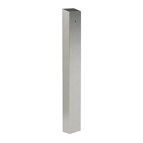 Pedestal Pro 64TOW-HID-01-304 Access Control Mounting Post, 47" Stainless Steel Bollard Fits HID 5365 Mullion Reader
