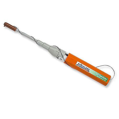 Sticklers MCC-CCU125 1.25mm CleanClicker Fiber Optic Connector Cleaner for LC, MU, UPC/APC Connectors, 750 Cleans, Green