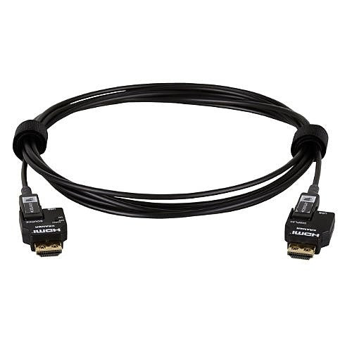 Kramer CRS-FIBERH-S1-50 Secured Unidirectional 4K Pluggable HDMI Cable Over Pure Fiber Cable, 50\'