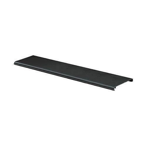 Panduit FRHC6BL6 Snap-On Hinged Cover for Channel FR6X4BL6, Black
