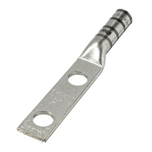Panduit LCC2/0-12-X Compression Connector Lug, 2-Hole, 2/0AWG, Copper