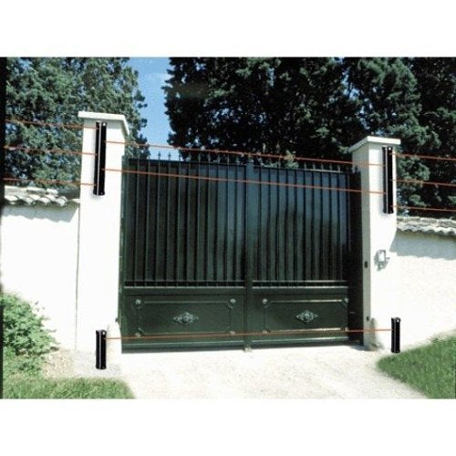 Protech 30600201 Biris II 200 Hard-Wired Active Infrared Barrier, Transmitter and Receiver Pair, Relay Output Only, Includes Heaters, 656\' Range, 12VDC