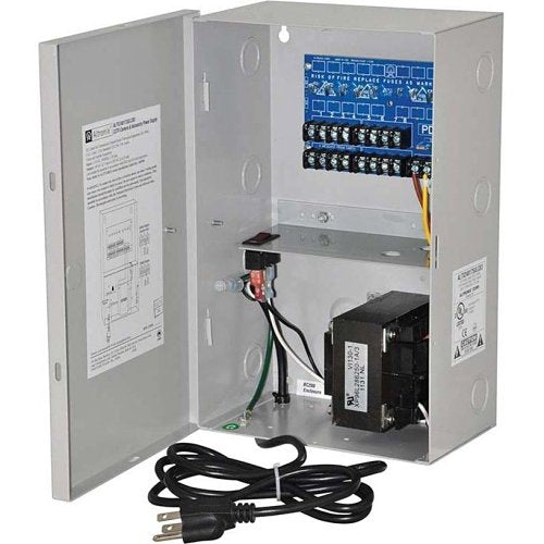 Altronix ALTV248175ULCB3 CCTV Power Supply, 8 PTC Class 2 Outputs, 24/28VAC at 7A, 115VAC, BC200 Enclosure, Includes 3-Wire Line Cord Image of AX-248175UC3