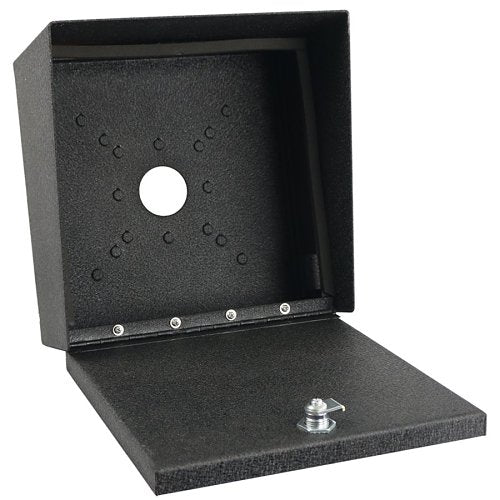 Pedestal Pro MC-CS-16-E 16\\" 16\\" Square Steel Housing, Black Power Coated