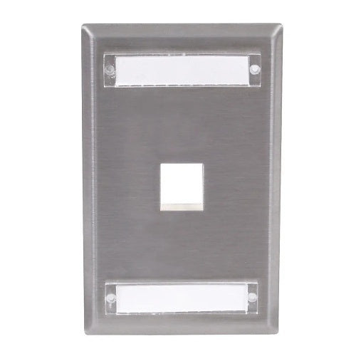 Hubbell SSFL11 Stainless Wallplate, SG