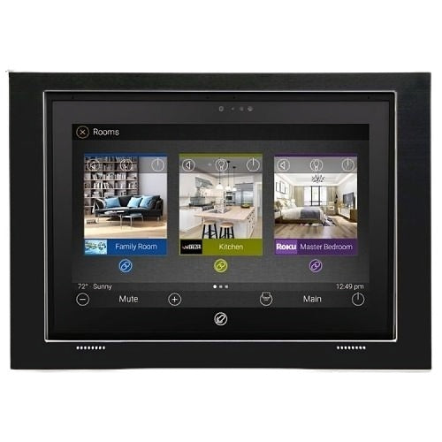 URC WM-8600B Total Control Flush Mount Kit for TKP-8600, Black