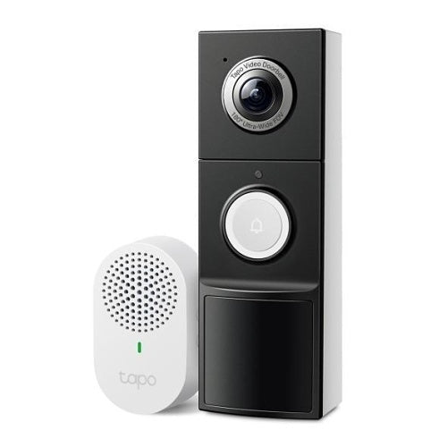 TP-Link Tapo D235 2K 5MP Video Doorbell Camera 180° View AI Detection Battery/Wired