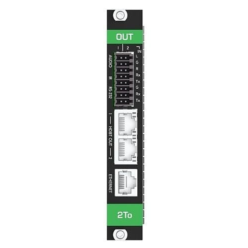 Kramer MC3-2To 4K60 HDBT 2xOUT Card with Analog Audio