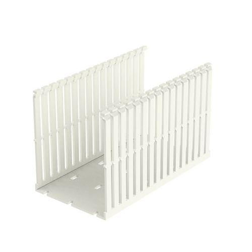 Panduit F4X5WH6 Narrow Slotted Cable Duct, PVC, 4 x 5\\", 6\', White