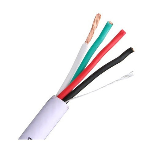 Wirepath NST-164-500-WH 16/4 65-Strand CL3-Rated Speaker Wire, 500\' Nest in Box, White