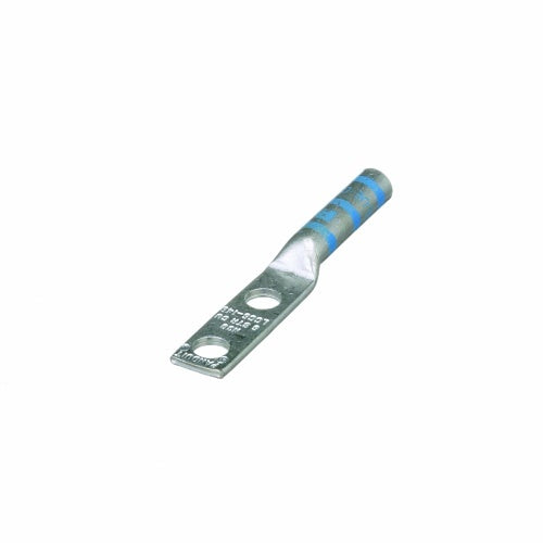 Panduit LCC6-14B-L Compression Connector Lug, 2-Hole, #6AWG, Copper