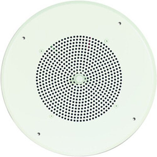 Bogen S86T725PG8WBR Ceiling Speaker Assembly with S86 8\\" Cone and Recessed Volume Control, Off White