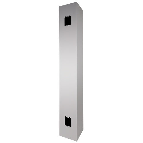 Camden CM-48-ESU-CLR CM-48 Series Mounting Post, 42\\" Tall, Switch Prep at 7-1/2\\" and 36\\" Height C-to-C, Clear Aluminum