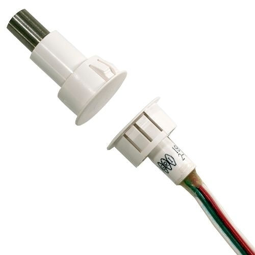 GRI 195-12 3/4\\" Steel Door Recessed Switch Set, Standard Gap, 5W, 175VDC, 0.25 Amp, DPDT, X 2, Brown