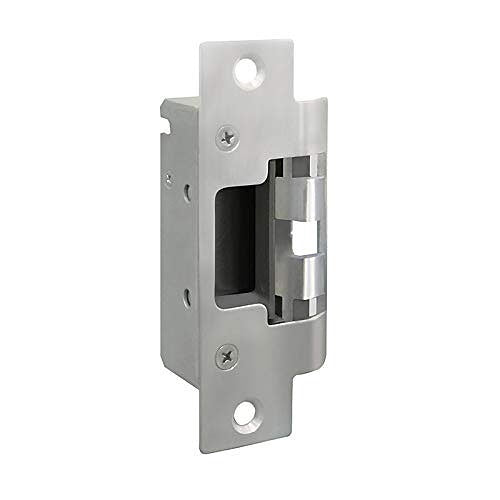 HES 805-630 8000 Series Radius Corners and Flat Faceplate for Cylindrical Locksets, 9\\" x 1-3/8\\", Satin Stainless Steel Image of HE-800020051