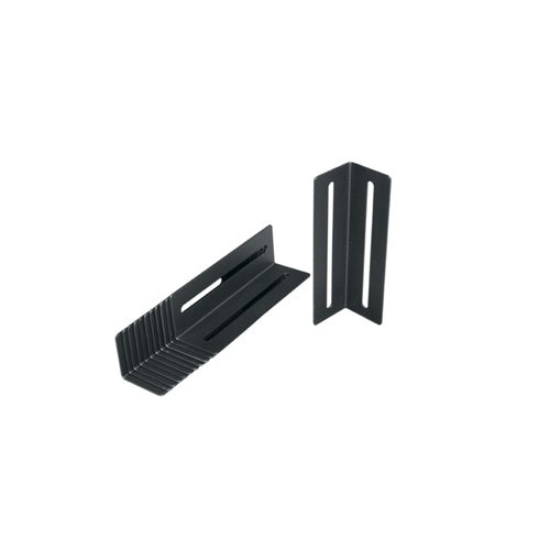 Middle Atlantic PCDB-90-1.5-12 PCD Series Bracket for Raw Duct, 12-Pack, Black