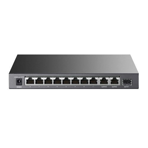TP-Link TL-SL1311P 8-Port 10/100Mbps + 3-Port Gigabit Desktop Switch with 8-Port PoE+, 65W Budget