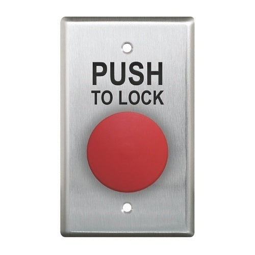 Camden CM-450R/8 Single Gang Faceplate, Push/Pull, N/O and N/C, Push to Lock