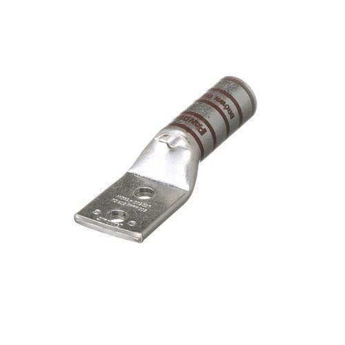 Panduit LCC500-38DW-6 Copper Compression Lug, 500 KCMil, 2-Hole
