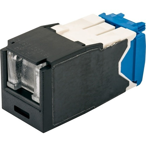 Panduit CJH6X88TGBL CAT6A Spring Shuttered Keystone Jack, TG Style B
