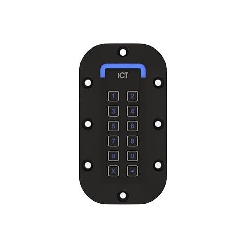 ICT TSL-VRC-STD-KP-B TSL Standard Reader with Keypad Vandal-Resistant Cover and IK10, Black