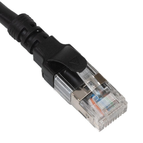 ICC ICPCSX07BK CAT6A Patch Cable, 7\', Black