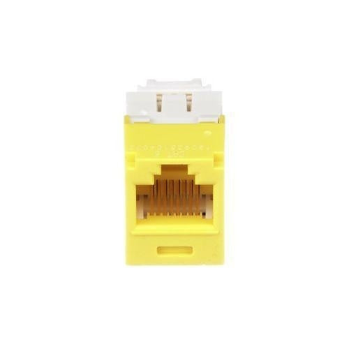 Panduit CJ688TGYL-24 Keystone Jack, Mini-Com Module CAT6 UTP with 8 Position Wiring