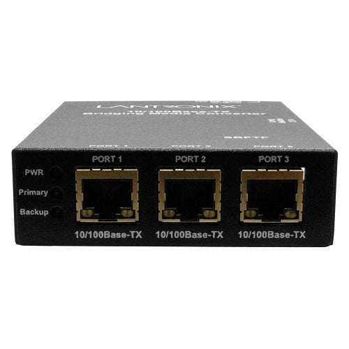 Lantronix SBFTF1010-130-OZ 10/100BASE-TX Bridging Media Converter Without Power Supply