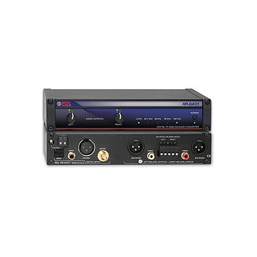 RDL HR-DAC1 Digital to Analog Converter, 24 bit 192 kHz Image of RL-HRDAC1