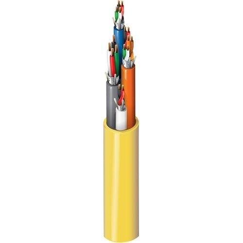 Belden 558AFJ Access Control Cable, Riser-CMR, 3-22 AWG pairs, 4-18 AWG conductors, 4-22 AWG conductors, 2-22 AWG conductors, Stranded, Shielded, Outer Jacket, 1000\'
